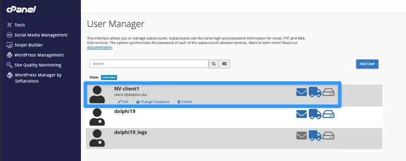 Hướng dẫn tạo Subaccounts trên cPanel nhanh chóng 23 Cách quản lý và xóa Subaccounts