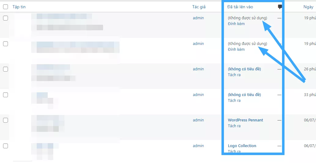 Kiểm tra media có đang được sử dụng hay không 