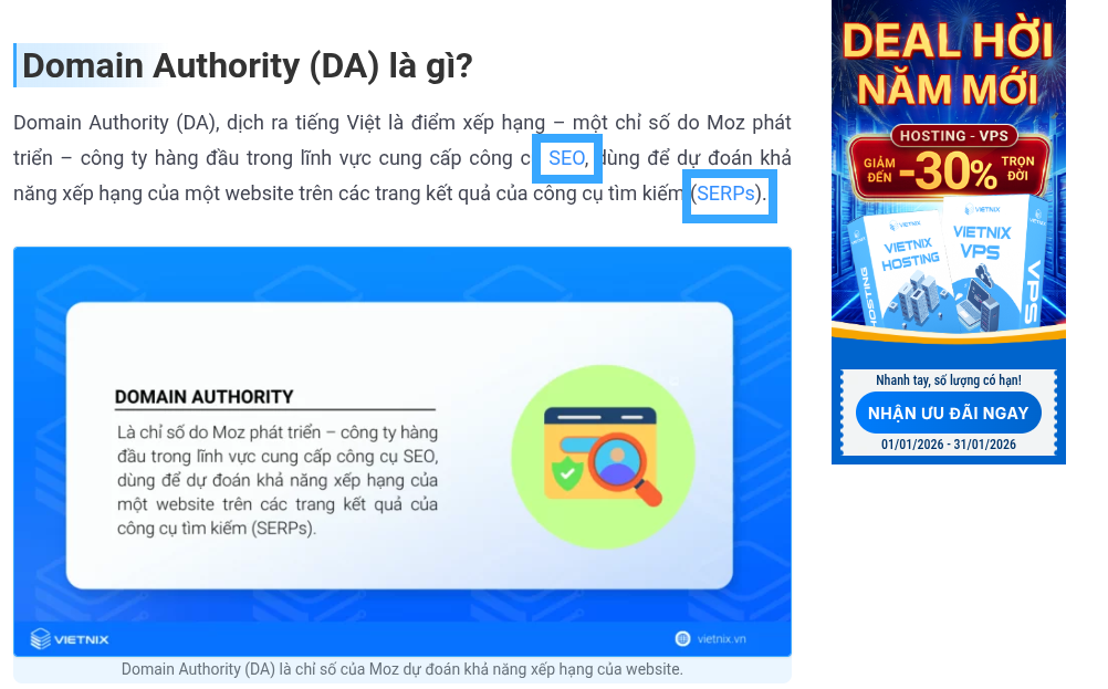 Xây dựng cấu trúc liên kết nội bộ thông minh 