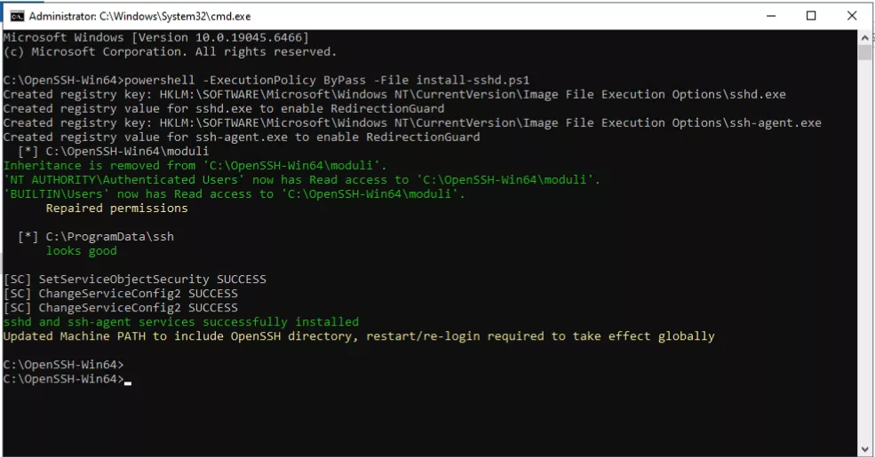 Cài đặt dịch vụ OpenSSH Server vào Windows 