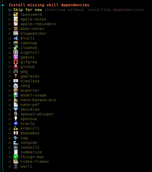 Skills và tiện ích mở rộng của OpenClaw