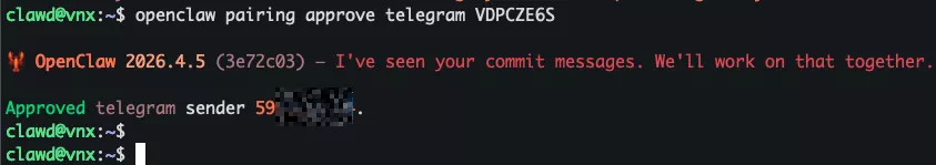Copy dòng lệnh và dán vào cửa sổ SSH trên VPS 