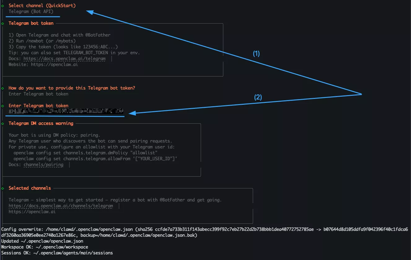 Cấu hình kết nối qua OpenClaw 