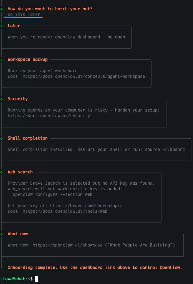 Cấu hình kết nối qua OpenClaw 