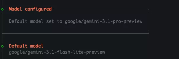 Hướng dẫn kết nối OpenClaw với Telegram sử dụng Google Gemini để tạo chatbot AI 34 Model mặc định đã được thay thế