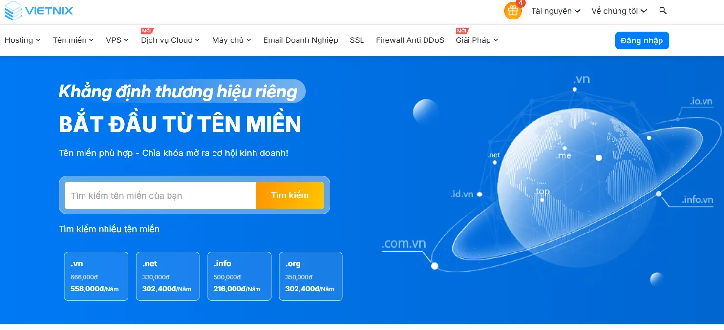 Vietnix - Tiên phong tối ưu hiệu suất và tốc độ cao