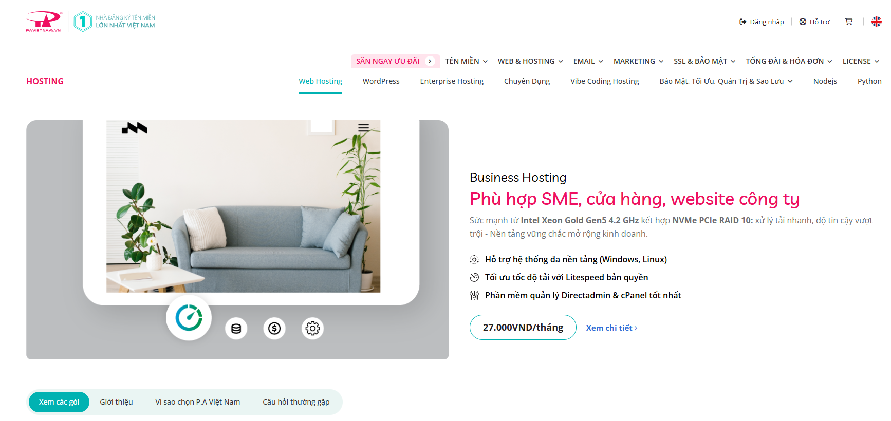 PA Việt Nam là nhà đăng ký tên miền tại Việt Nam, thuộc Trung Tâm Tên Miền Quốc Gia