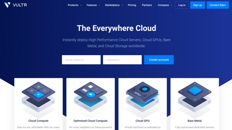 Dùng thử VPS free trial tại Vultr