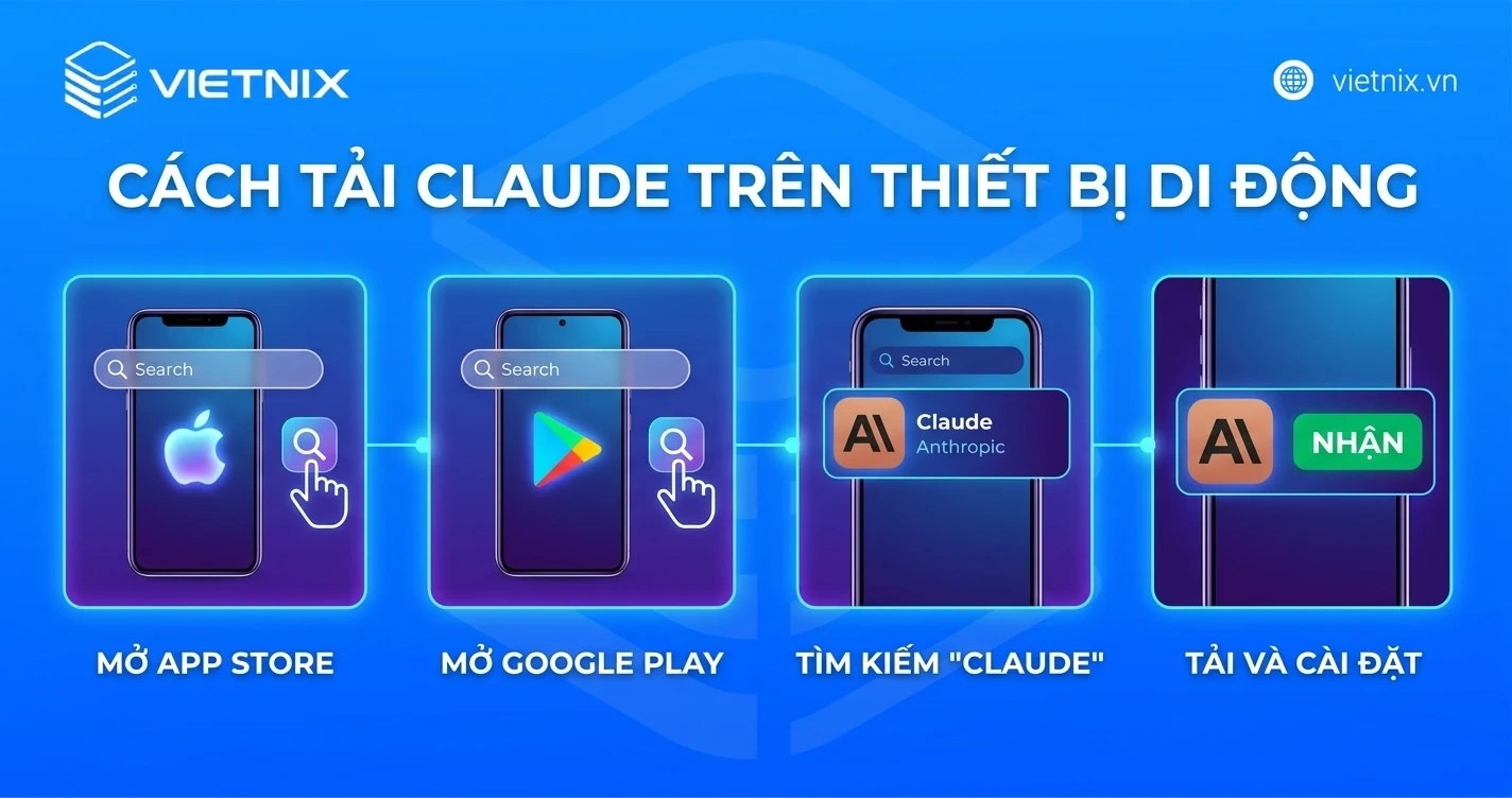 Claude Sonnet 4.6 là gì? Cách sử dụng mô hình Claude Sonnet 4.6 hiệu quả 21 Cách tải Claude trên thiết bị di động