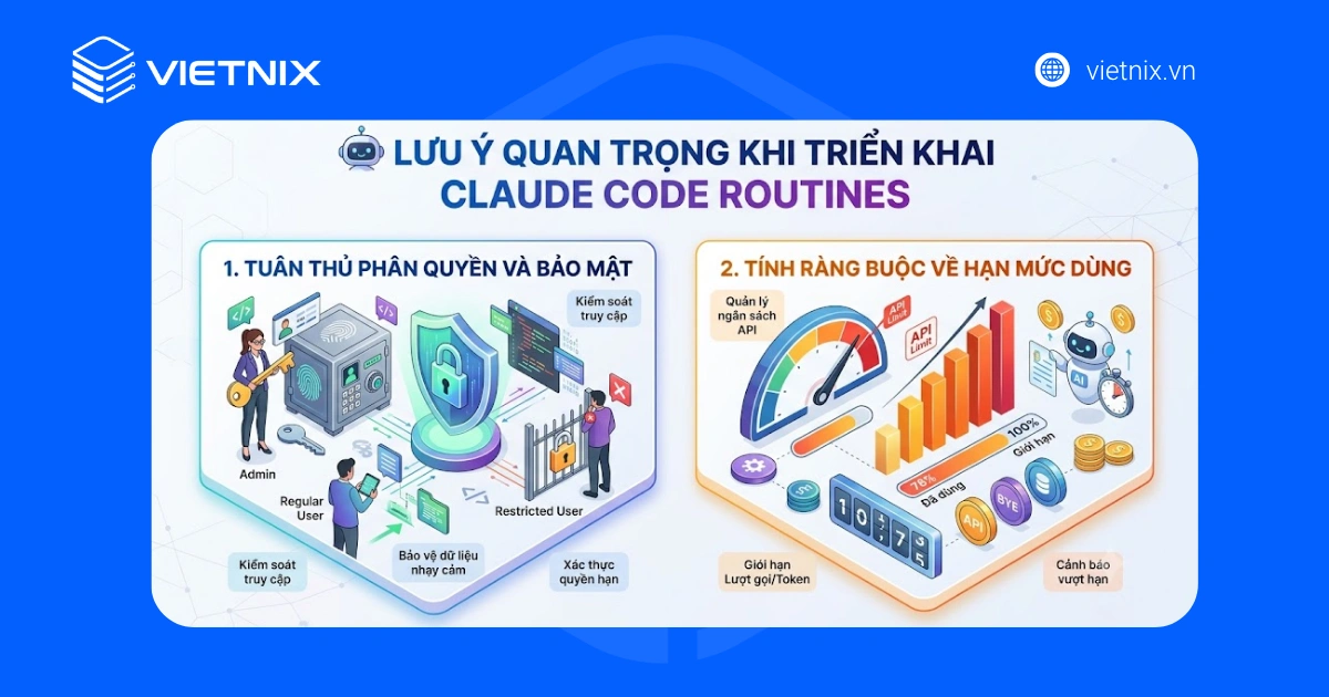 Claude Code Routines là gì? Tổng quan về tính năng tự động hoa Claude Code Routines 15 Lưu ý quan trọng khi triển khai Claude Code Routines