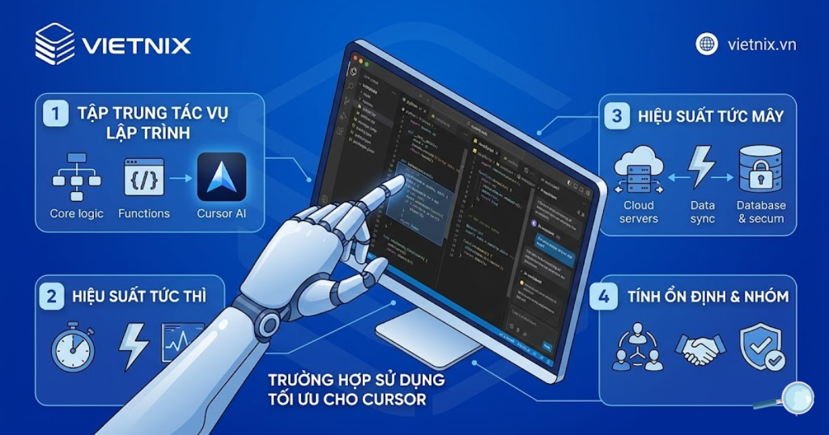 So sánh OpenClaw vs Cursor: Đâu là trợ lý AI phù hợp nhất cho bạn? 17 Trường hợp sử dụng tối ưu cho Cursor