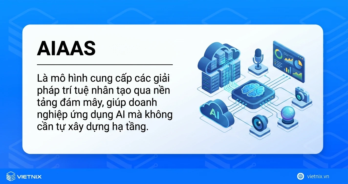 AIaaS là gì? Tìm hiểu mô hình trí tuệ dưới dạng dịch vụ 13 Khái niệm AIaaS là gì