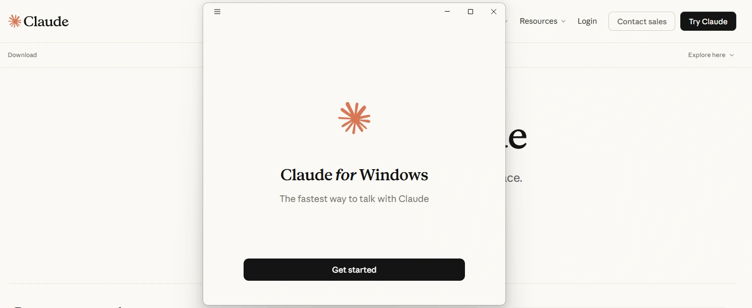 Nhấn chọn Get Started