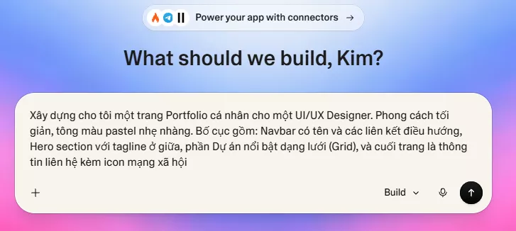 Nhập prompt mô tả chi tiết