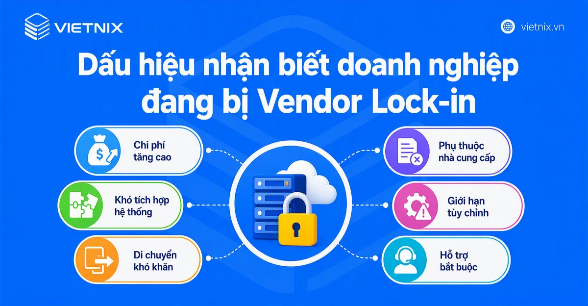 Dấu hiệu nhận biết doanh nghiệp đang bị Vendor Lock-in