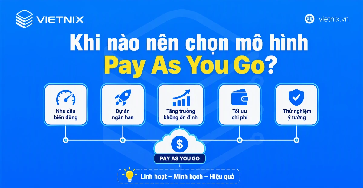 Pay As You Go là gì? Ưu và nhược điểm của mô hình PAYG 47 Khi nào nên chọn mô hình Pay As You Go?