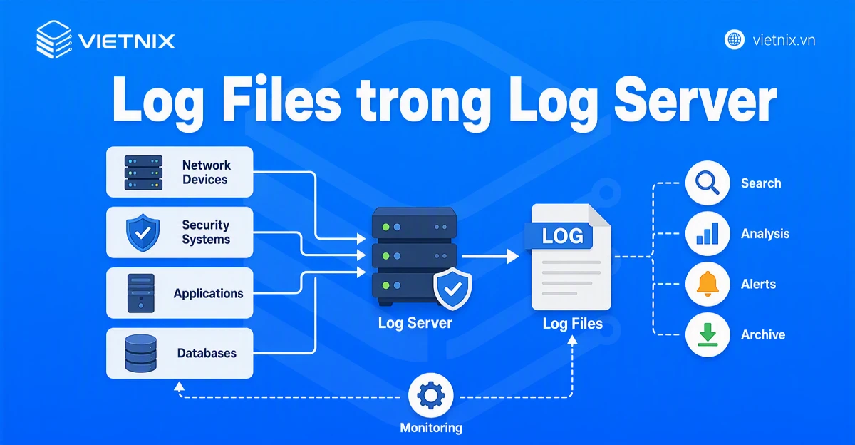 Log Server là gì? Vai trò và cách quản lý log tập trung hiệu quả cho doanh nghiệp 38 Log Files trong Log Server