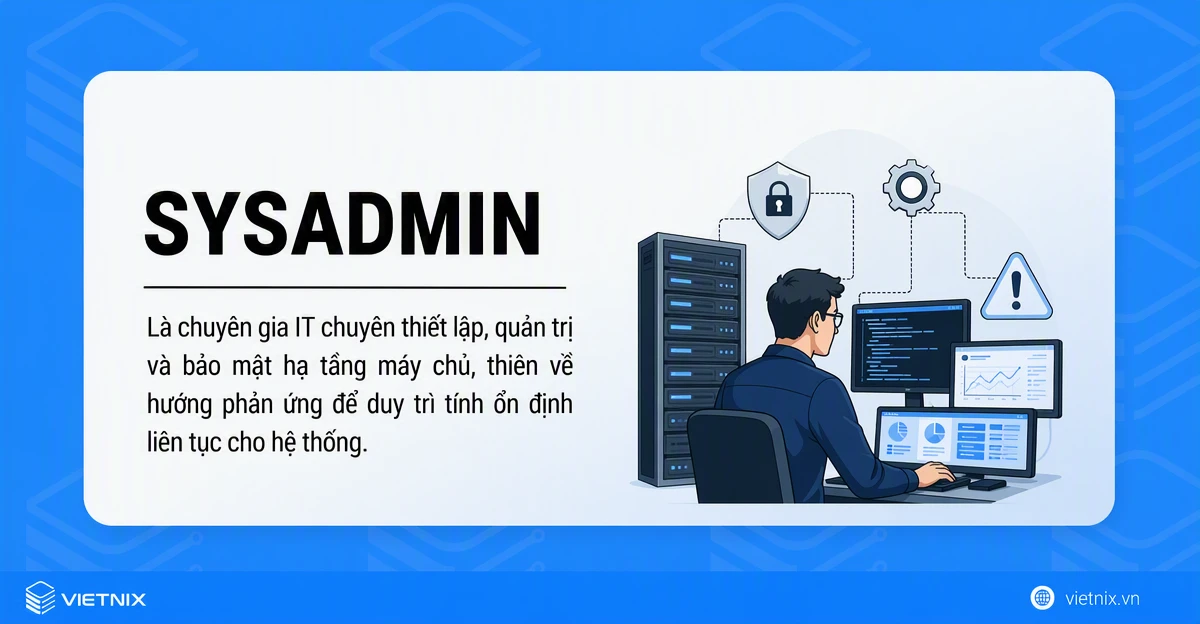 SysAdmin vs DevOps: So sánh điểm khác biệt, nên chọn vị trí nào? 16 Khái niệm System Administrator
