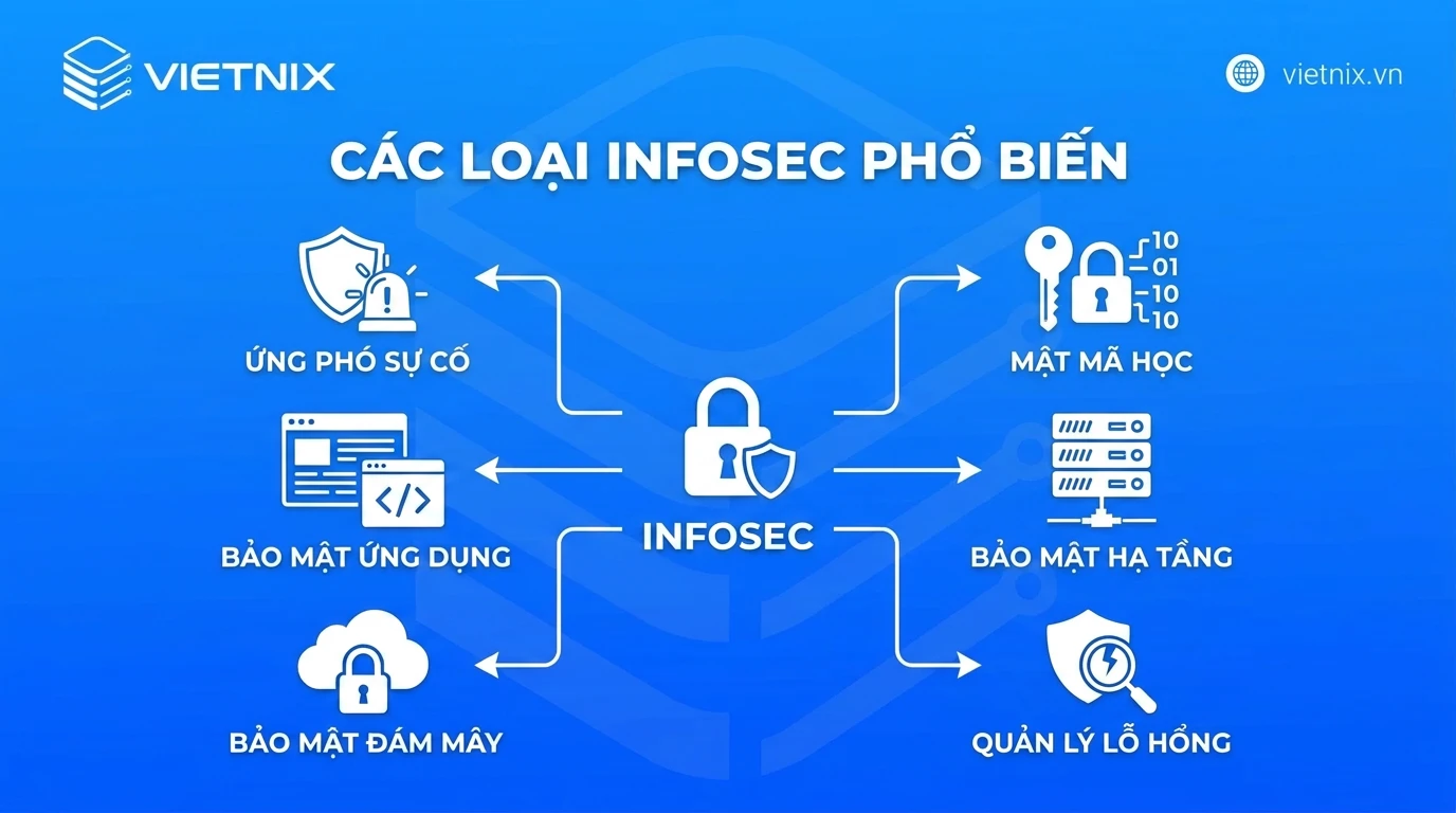 InfoSec là gì? Phân loại và cách triển khai cho doanh nghiệp 23 Các loại InfoSec phổ biến