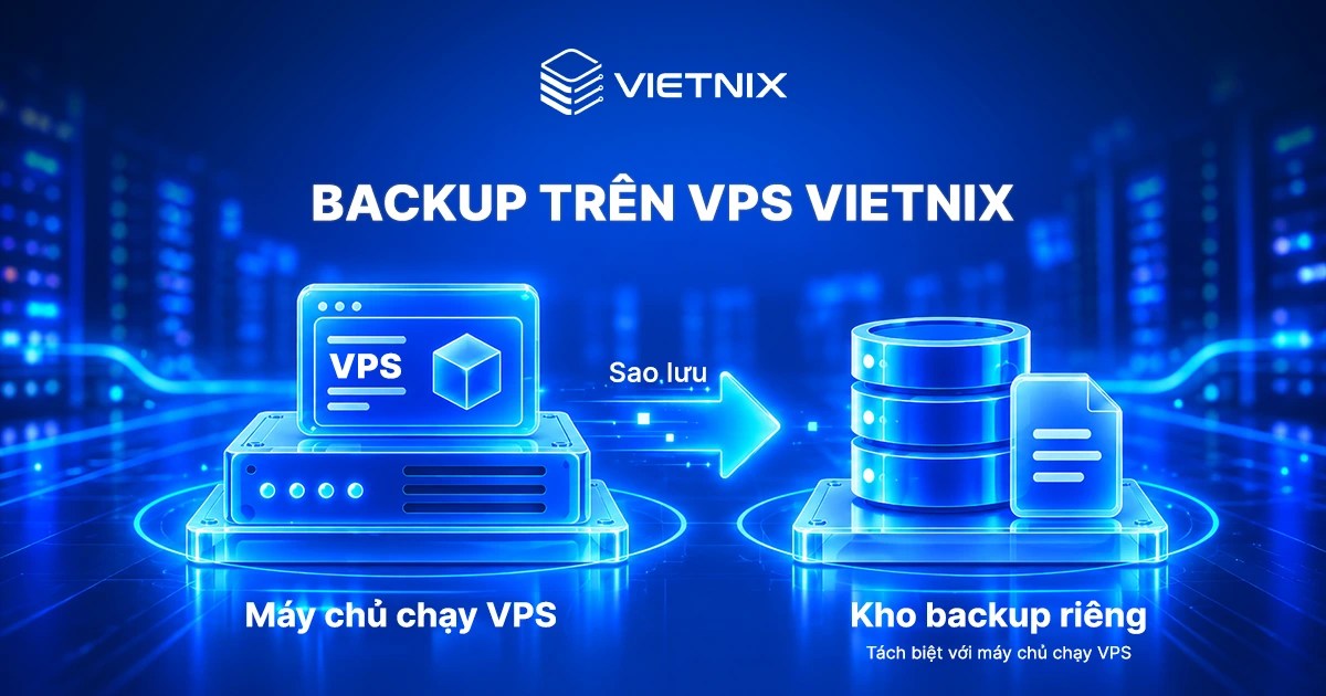Cơ chế bảo vệ dữ liệu trên VPS Vietnix: 3 lớp bảo vệ và cách khôi phục 14 Cơ chế Backup trên VPS