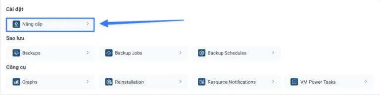 Nâng cấp VPS và Enterprise Cloud tại Vietnix: Dễ hay khó, có mất dữ liệu hay phải cài lại từ đầu không? 21 Chọn Nâng cấp