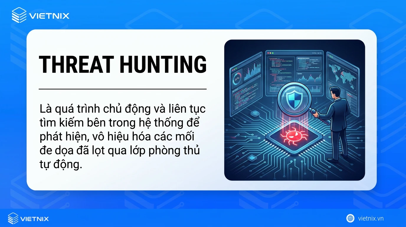 Threat hunting là gì? Quy trình và các phương pháp phổ biến 18 Khái niệm Threat hunting là gì